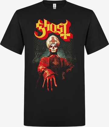 T-Shirt 'Papa Worship' Ghost en noir : devant