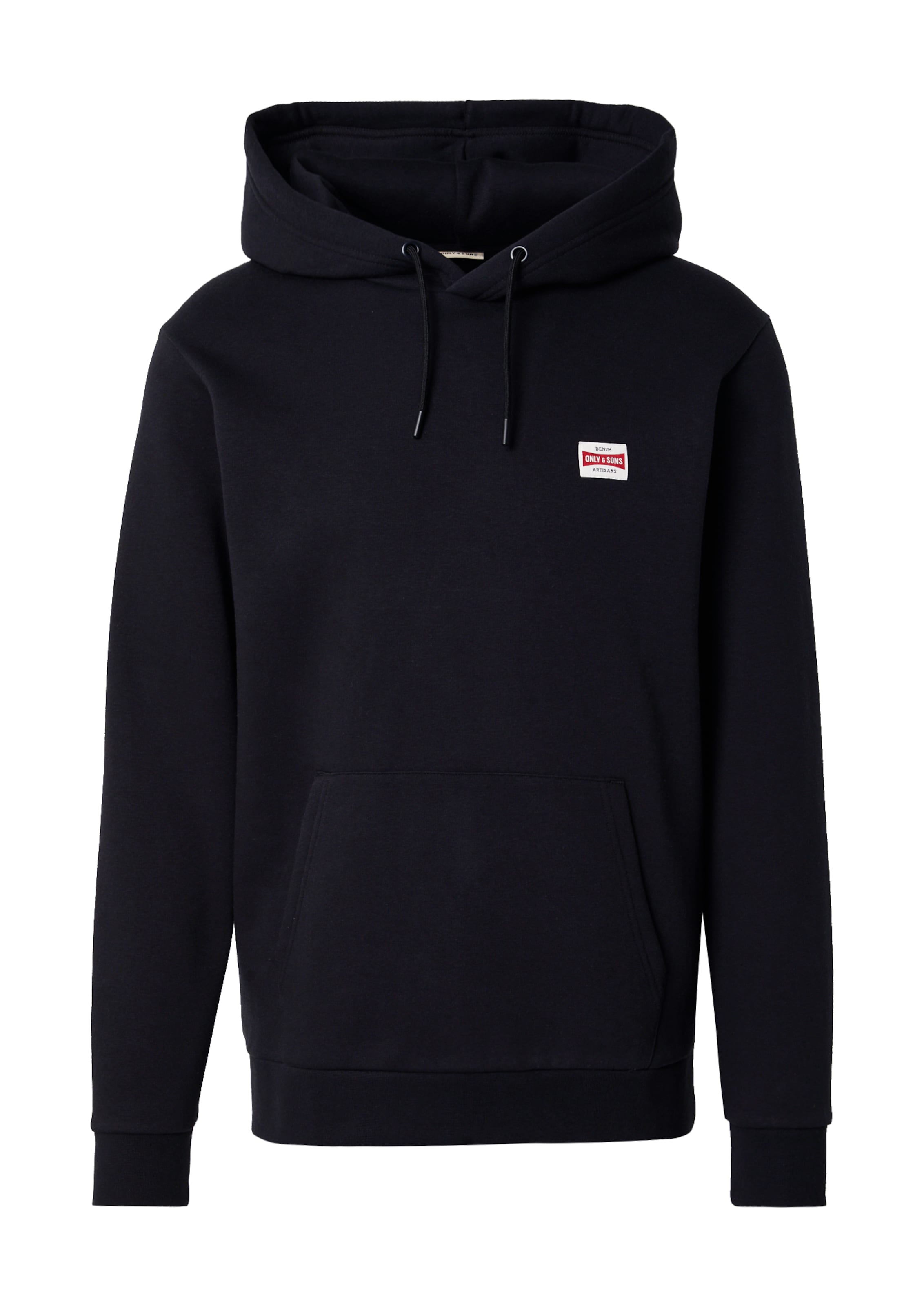 Only & Sons Sweatshirt 'ONSDAWSON' in Schwarz: Vorderseite