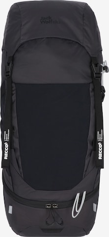 JACK WOLFSKIN Sports Backpack 'TRAIL  RECCO' in Black: front