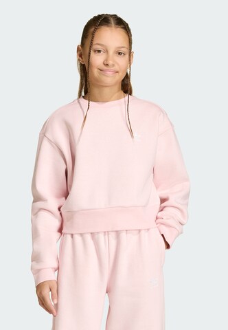 Sweat-shirt ADIDAS ORIGINALS en rose : devant