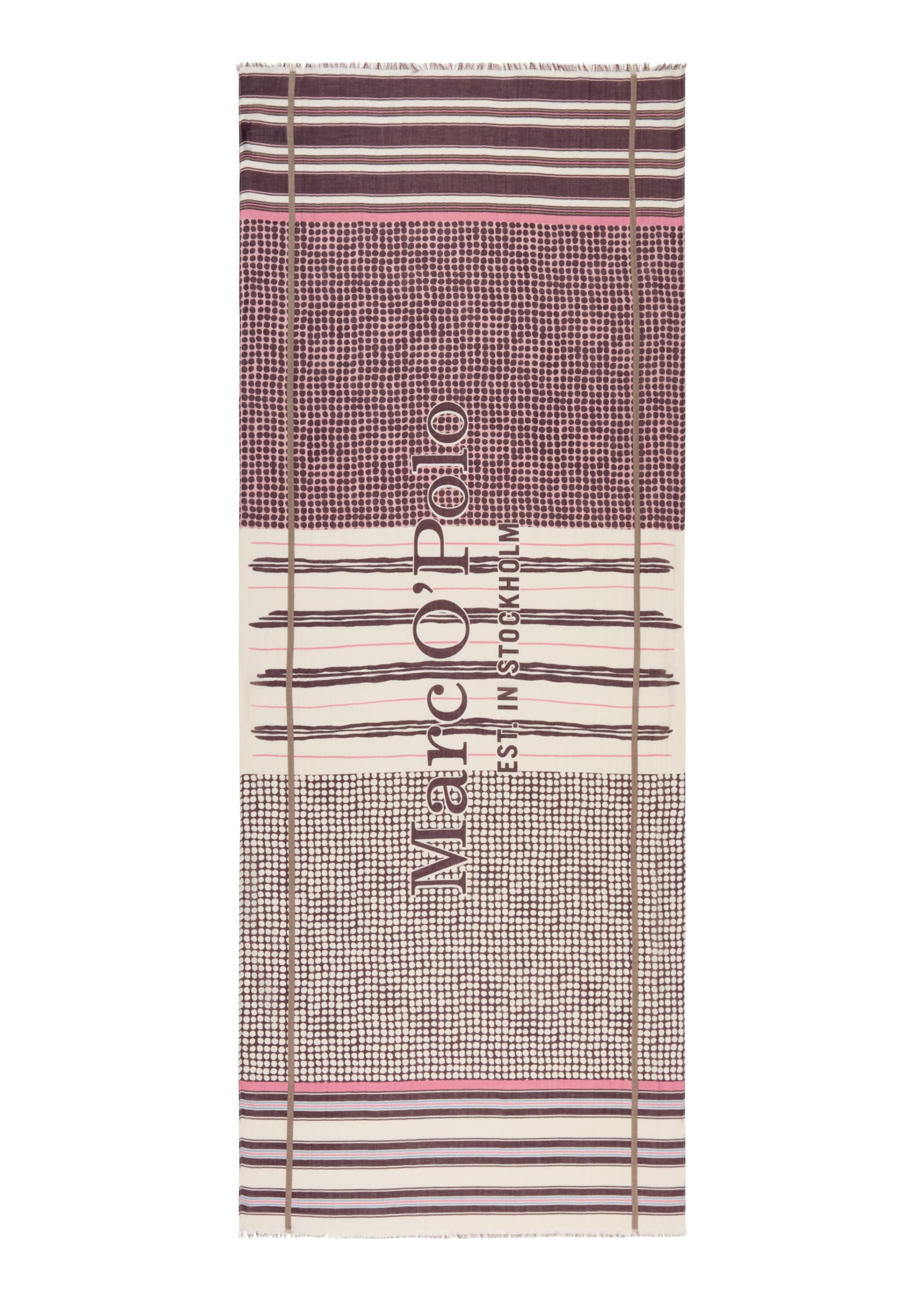 Marc O'Polo Schal in Beige: Vorderseite