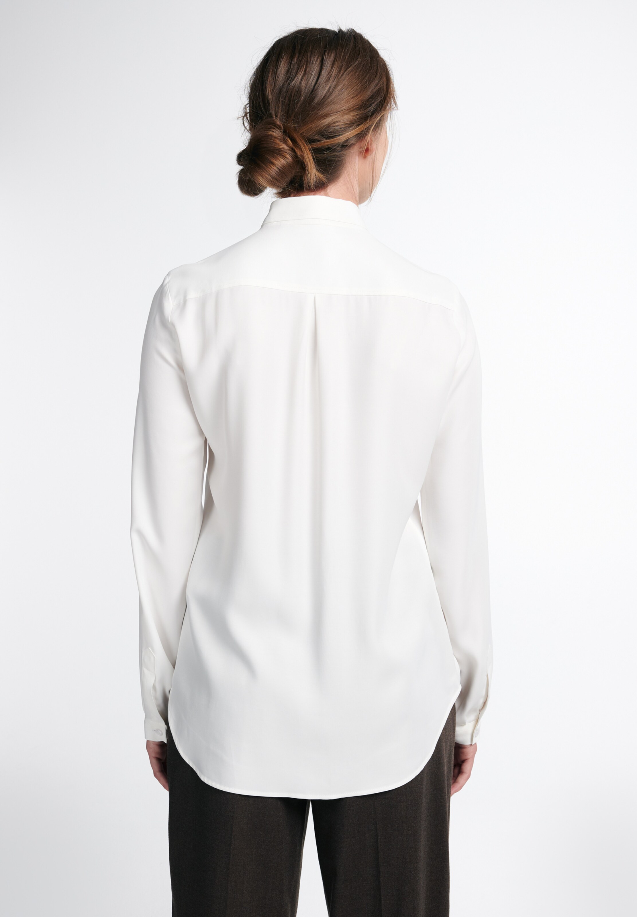 Frauen Große Größen ETERNA Bluse in Weiß - SV37878 Frauen Große Größen ETERNA Bluse in Weiß - SV37878
