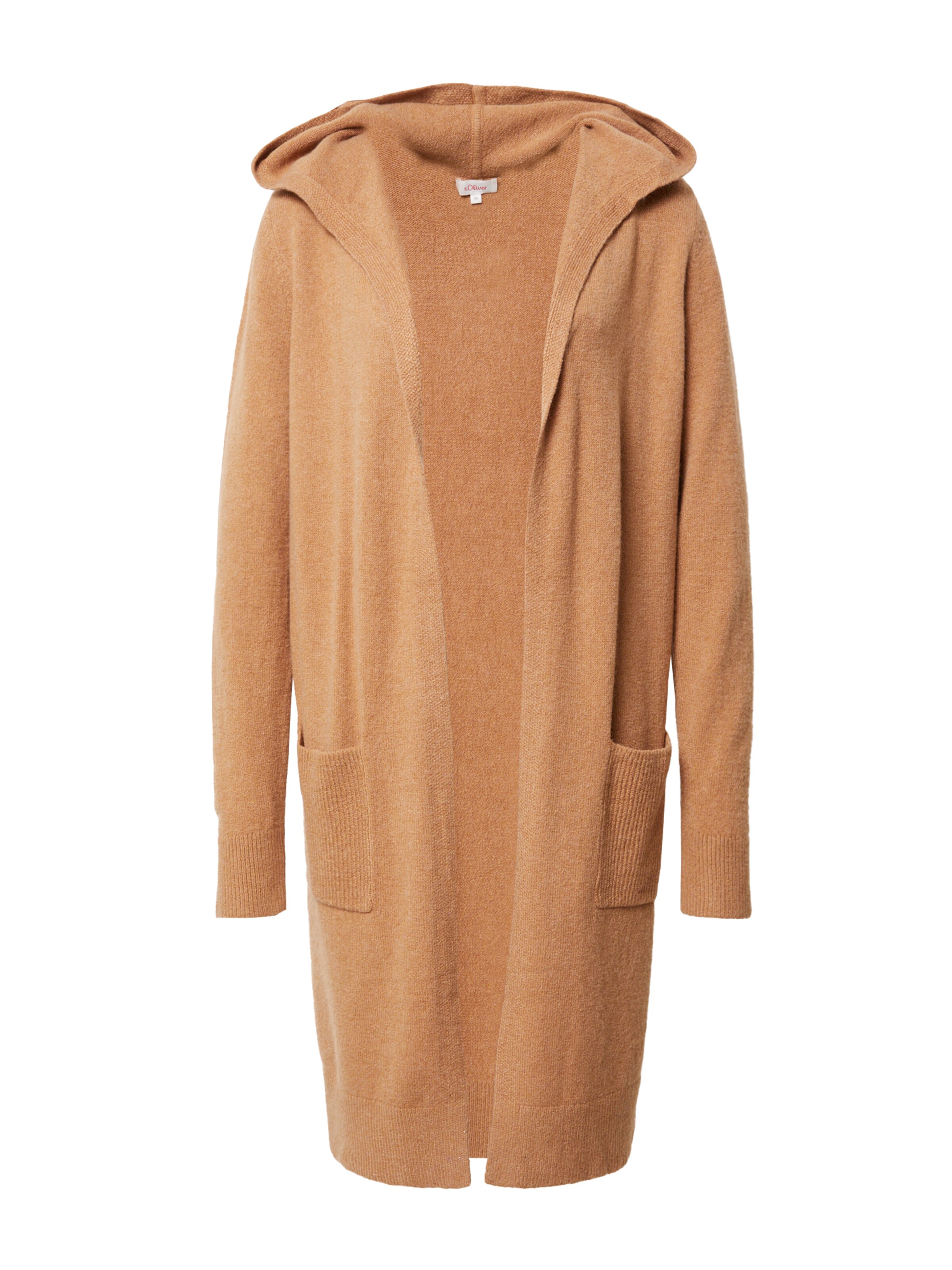 s.Oliver Strickjacke in Beige: Vorderseite