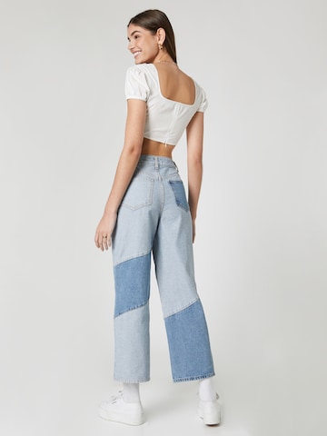 florence by mills exclusive for ABOUT YOU Wide Leg Jeans  'Puddle Jump' in Blau