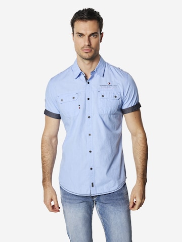 Regular fit Camicia di KOROSHI in blu: frontale