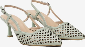 Desa Slingpumps 'Pumps' in Grün: Vorderseite