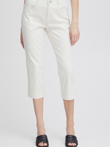 Fransa - Slimfit Pantalón en blanco: frente