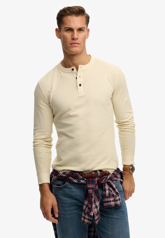 T-Shirt Superdry & Co en beige : devant