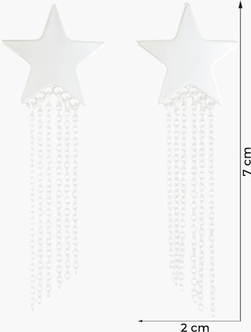 Boucles d'oreilles Monki en argent