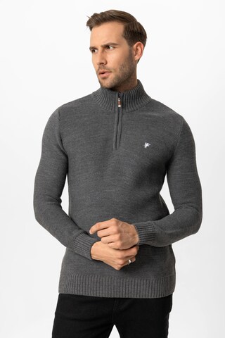 Pull-over ' DIEGO ' DENIM CULTURE en gris