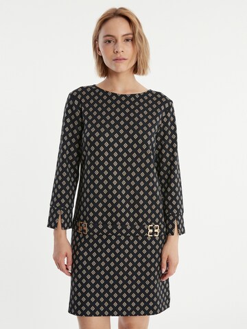 Ana Alcazar Kleid 'Penalora' in Schwarz: Vorderseite