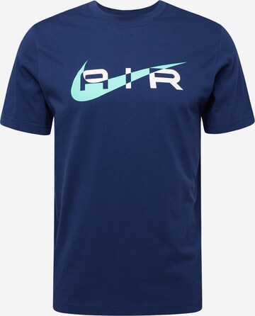 Nike Sportswear T-shirt 'AIR' i blå: framsida