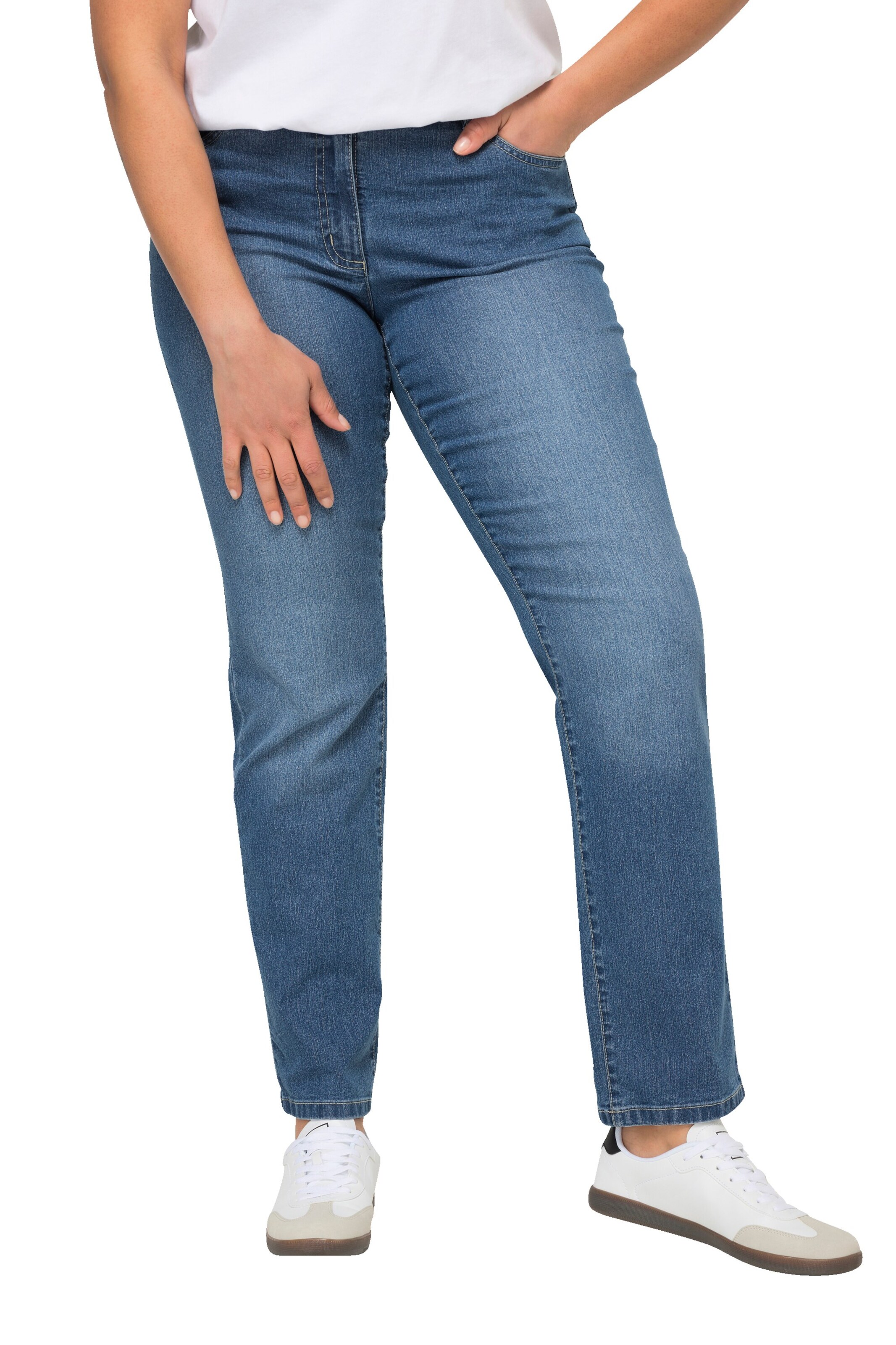 Angel of Style Regular Jeans in Blau: Vorderseite
