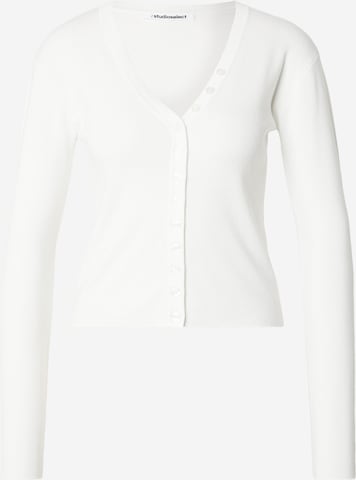 Cardigan 'Laura' studioselect en blanc : devant