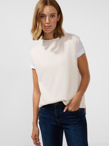 Pull-over STREET ONE en beige : devant