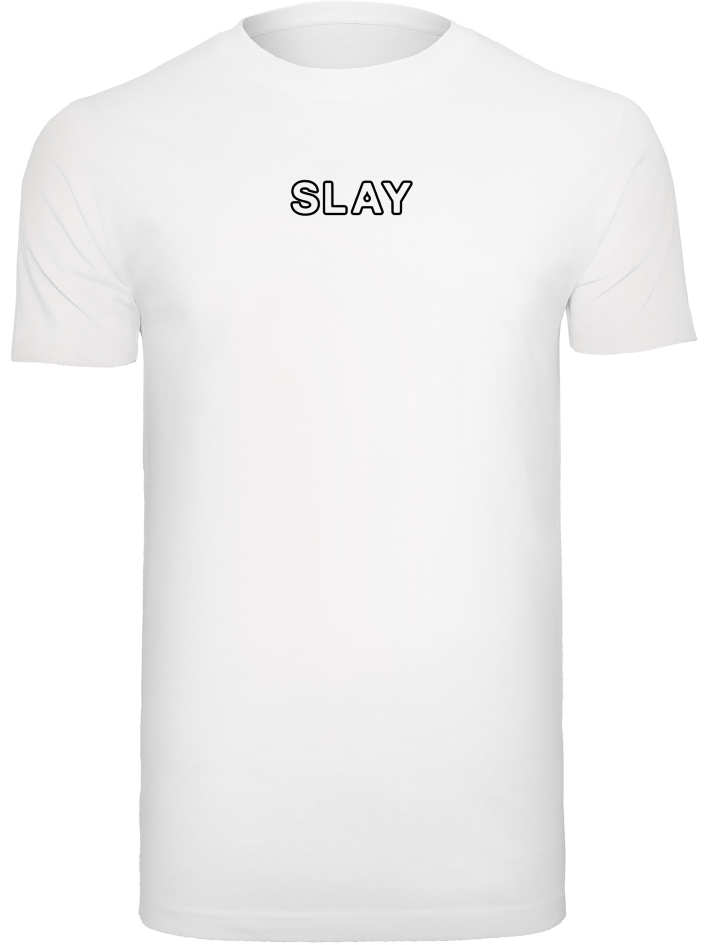 F4NT4STIC Shirt 'Slay' in Weiß: Vorderseite