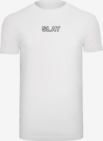 F4NT4STIC Shirt 'Slay' in Weiß: Vorderseite