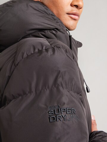 Superdry Zimná bunda - Čierna