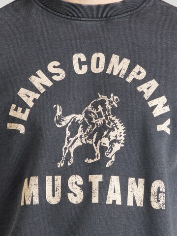 MUSTANG Sweatshirt 'Clio' in Black