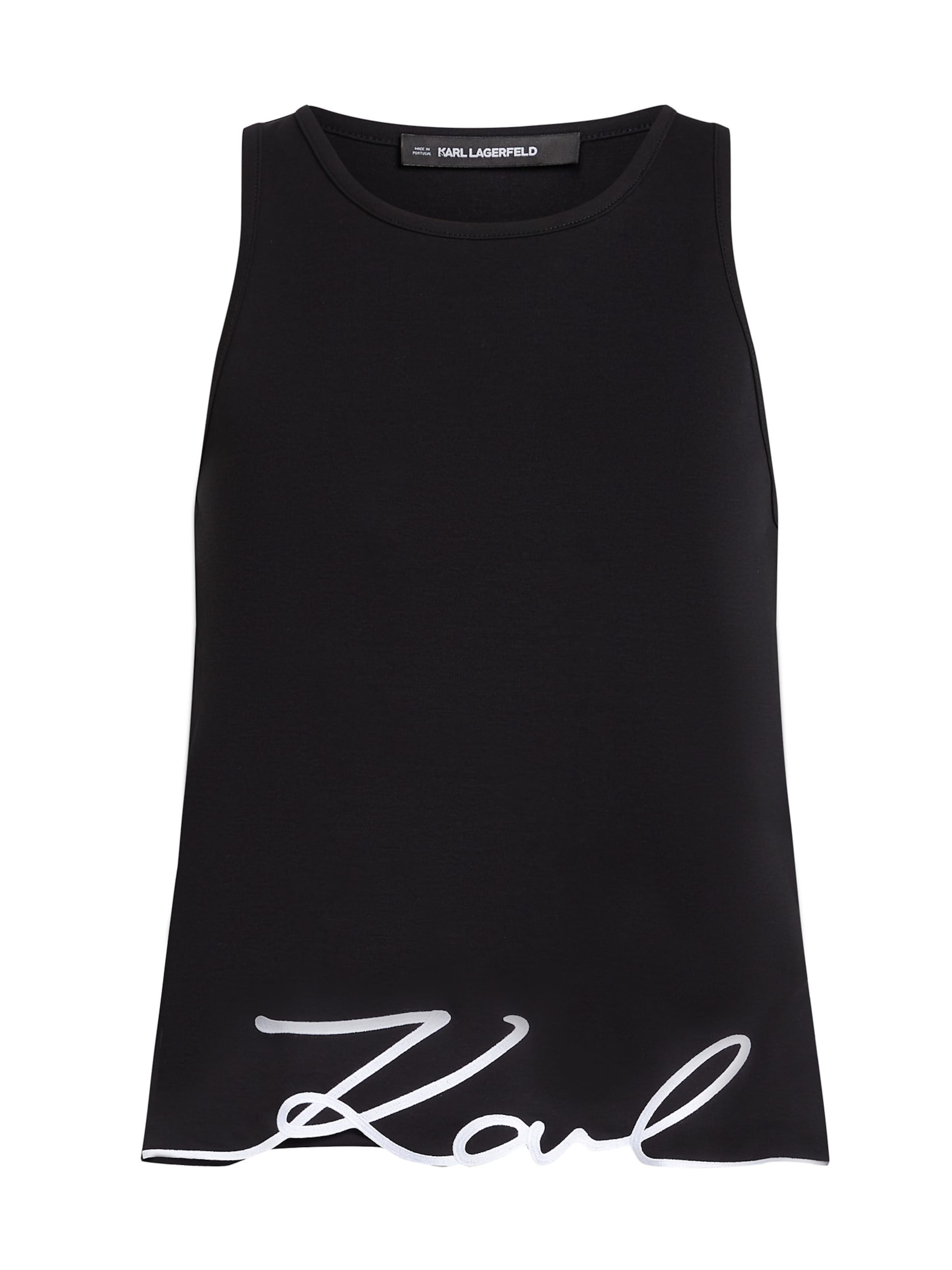 Karl Lagerfeld Топ в черно: отпред