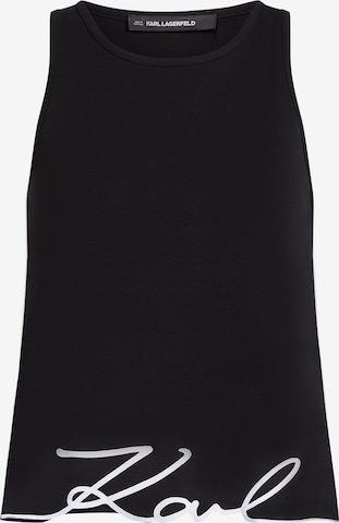 juoda Karl Lagerfeld Palaidinė be rankovių: priekis