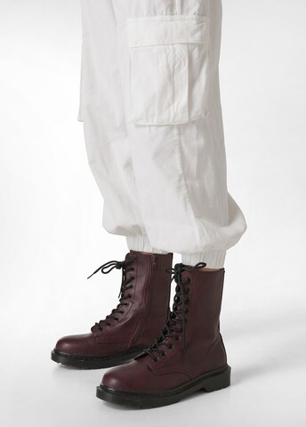 DEHA Tapered Cargobroek in Wit