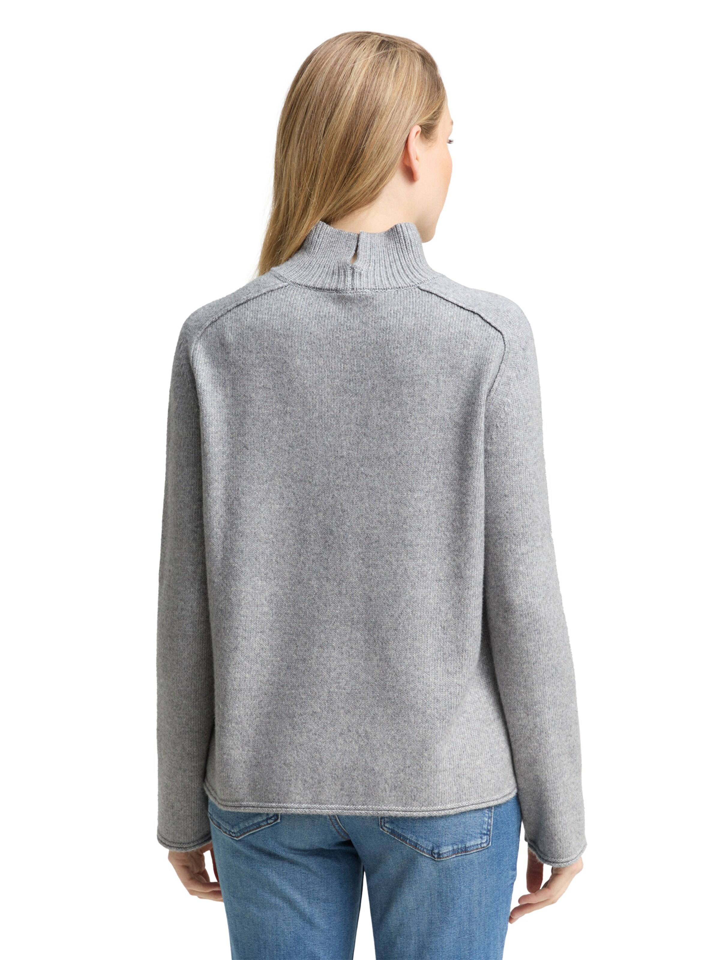 TOM TAILOR Trui in Grijs