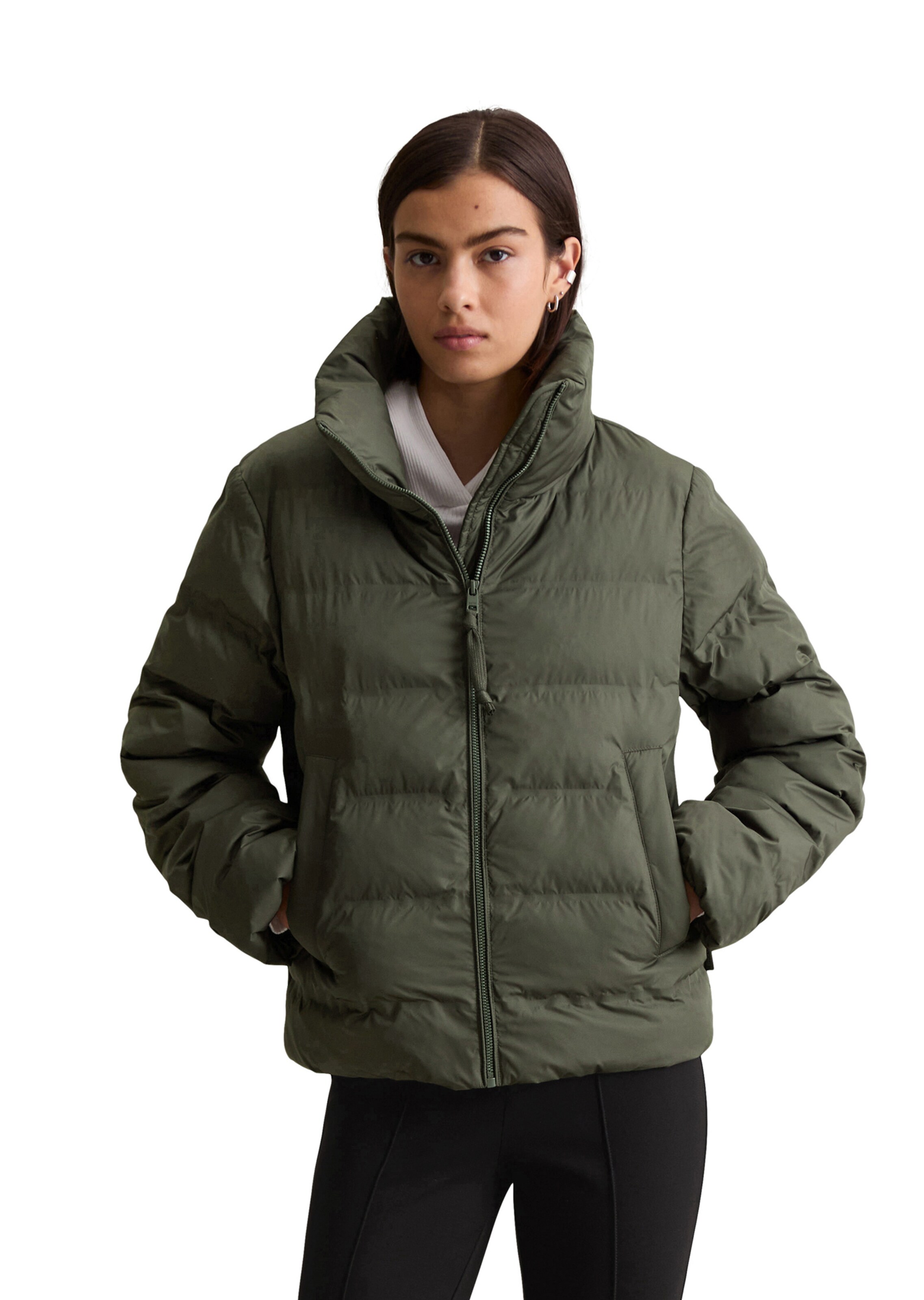 Marc O'Polo DENIM Jacke in Grün: Vorderseite