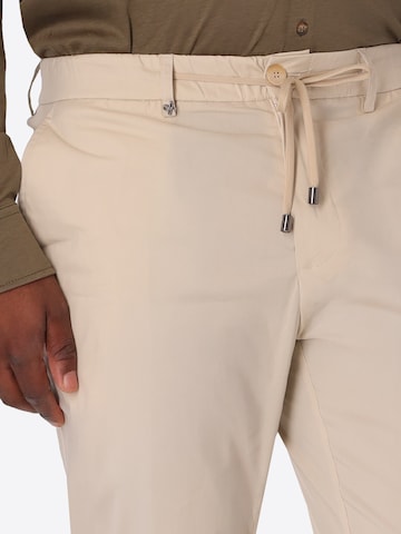 Distretto12 Regular Chino trousers 'Grano' in Beige