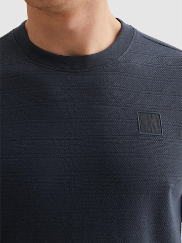 Maglietta 'T-shirt with jacquard stripe pattern' di PME Legend in blu