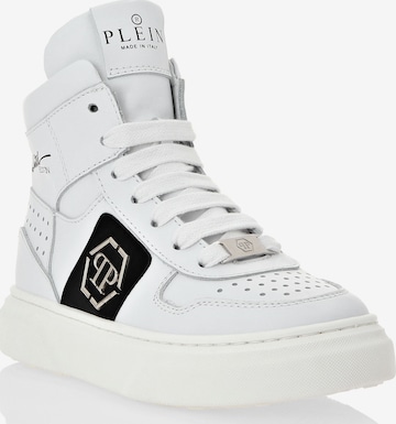 Philipp Plein - Zapatillas deportivas en blanco: frente