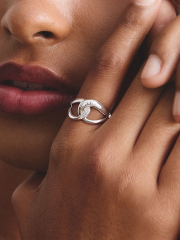 Thomas Sabo Ring Together mit weißem Zirkonia in Silber: Vorderseite