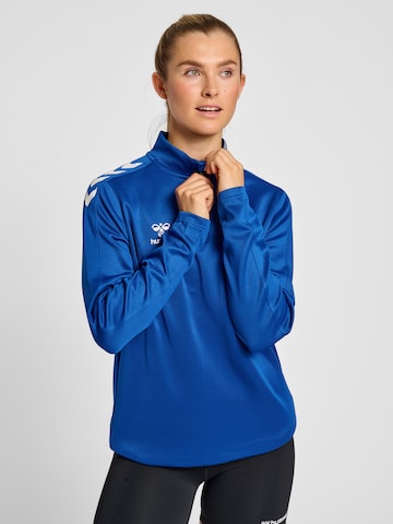 Hummel Athletic Sweatshirt in Blue: front