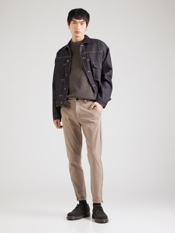 Effilé Pantalon 'Pisa Domo' GABBA en vert