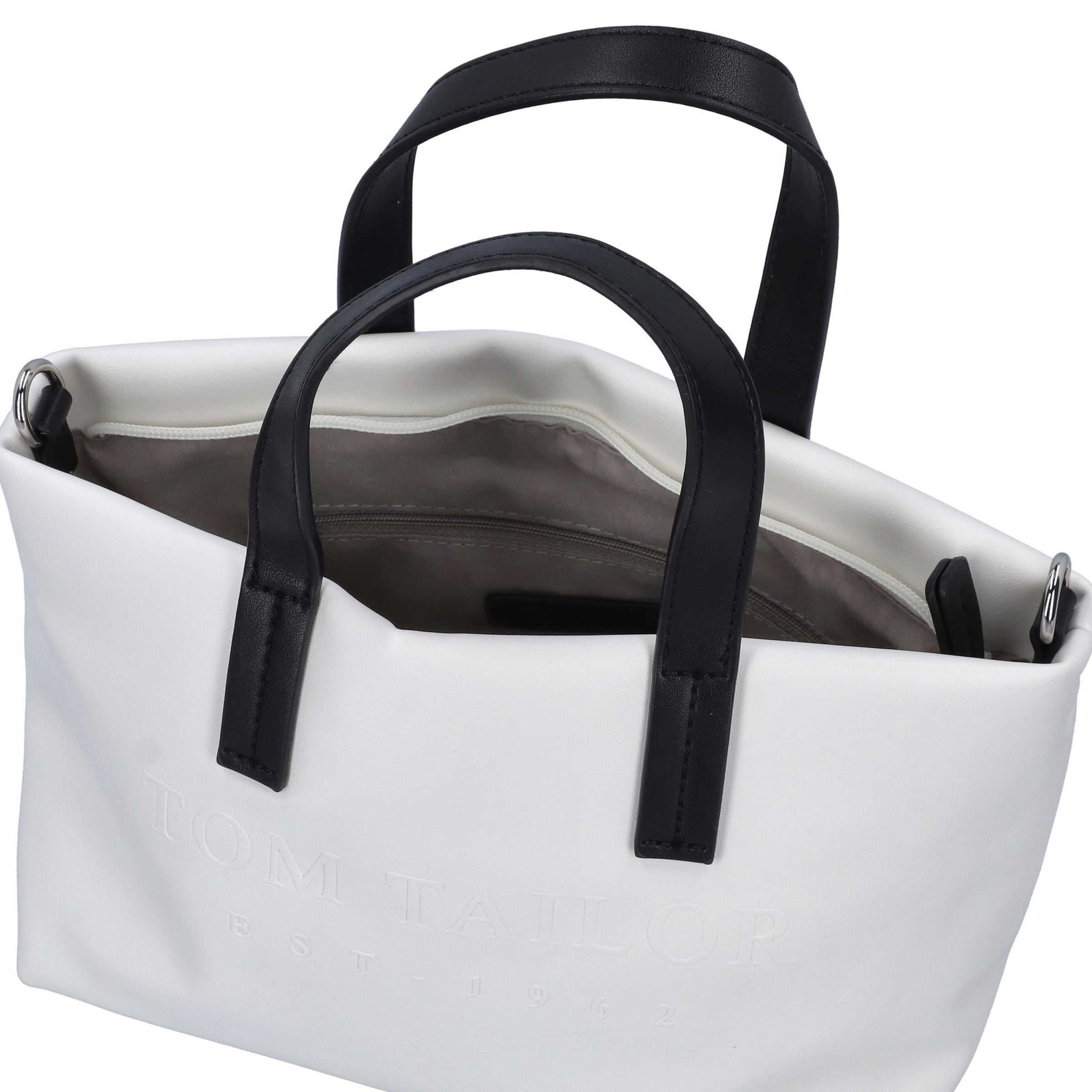 TOM TAILOR Shopper 'Thessa' in White