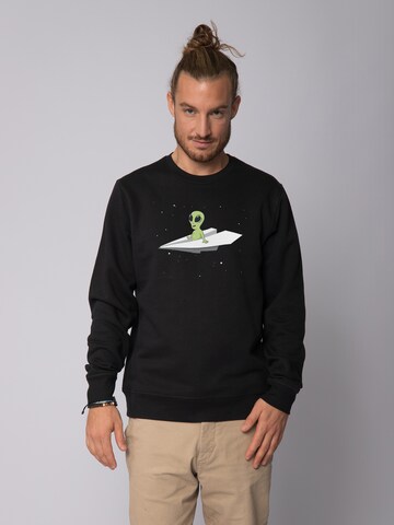 Watapparel Sweatshirt in Black