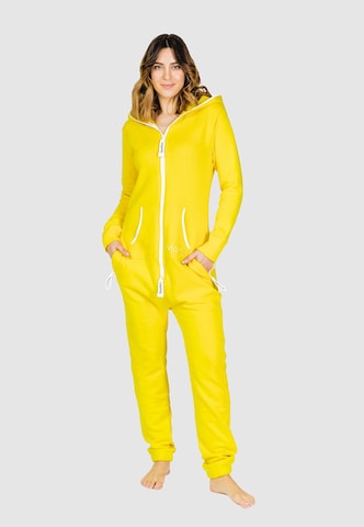 Moniz Jumpsuit in Geel: voorkant