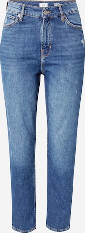 QS Regular Jeans in Blauw: voorkant