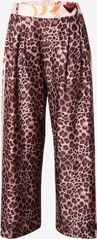 Wide leg Pantaloni de la miss goodlife pe roz: față