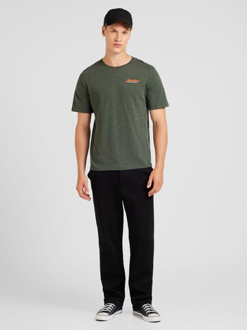 JACK & JONES T-Shirt 'JJERIK' in Grün