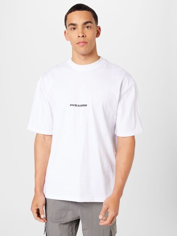 Pegador T-shirt 'Colne' i vit: framsida