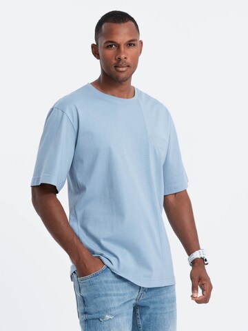 Ombre Shirt 'S1628' in Blauw: voorkant