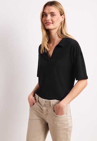 STREET ONE Shirt in Black: front