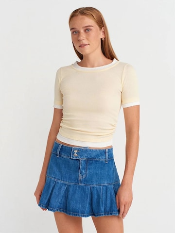 Dilvin T-Shirts in Beige: Vorderseite