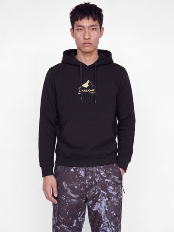 JACK & JONES Sweatshirt in Black: front