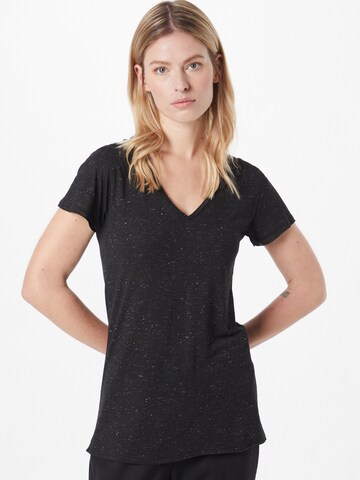 AllSaints - Camiseta 'Emelyn' en negro: frente