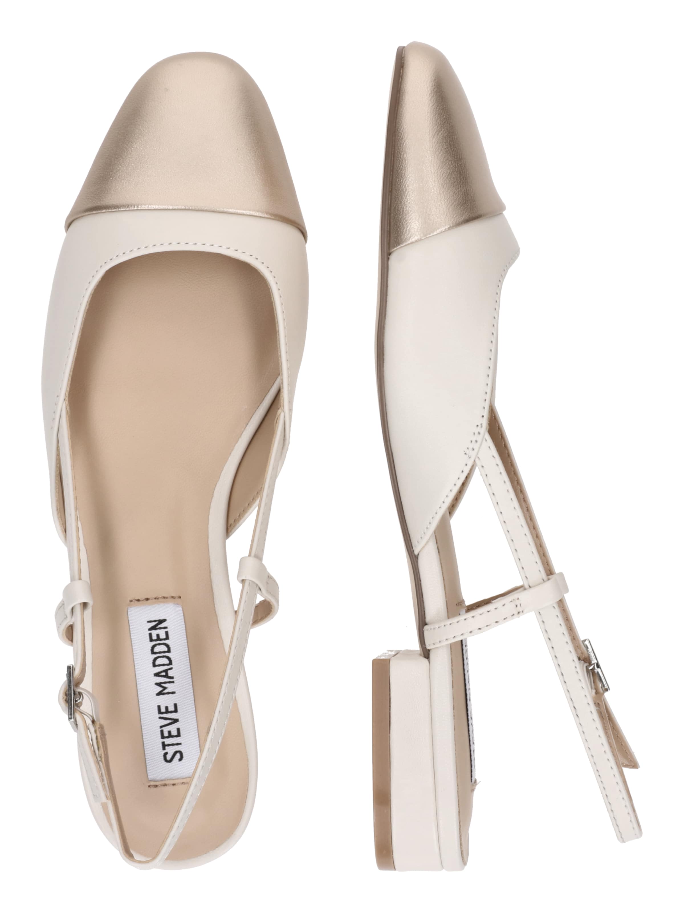 STEVE MADDEN Odprte balerinke 'BELINDA' | bež barva