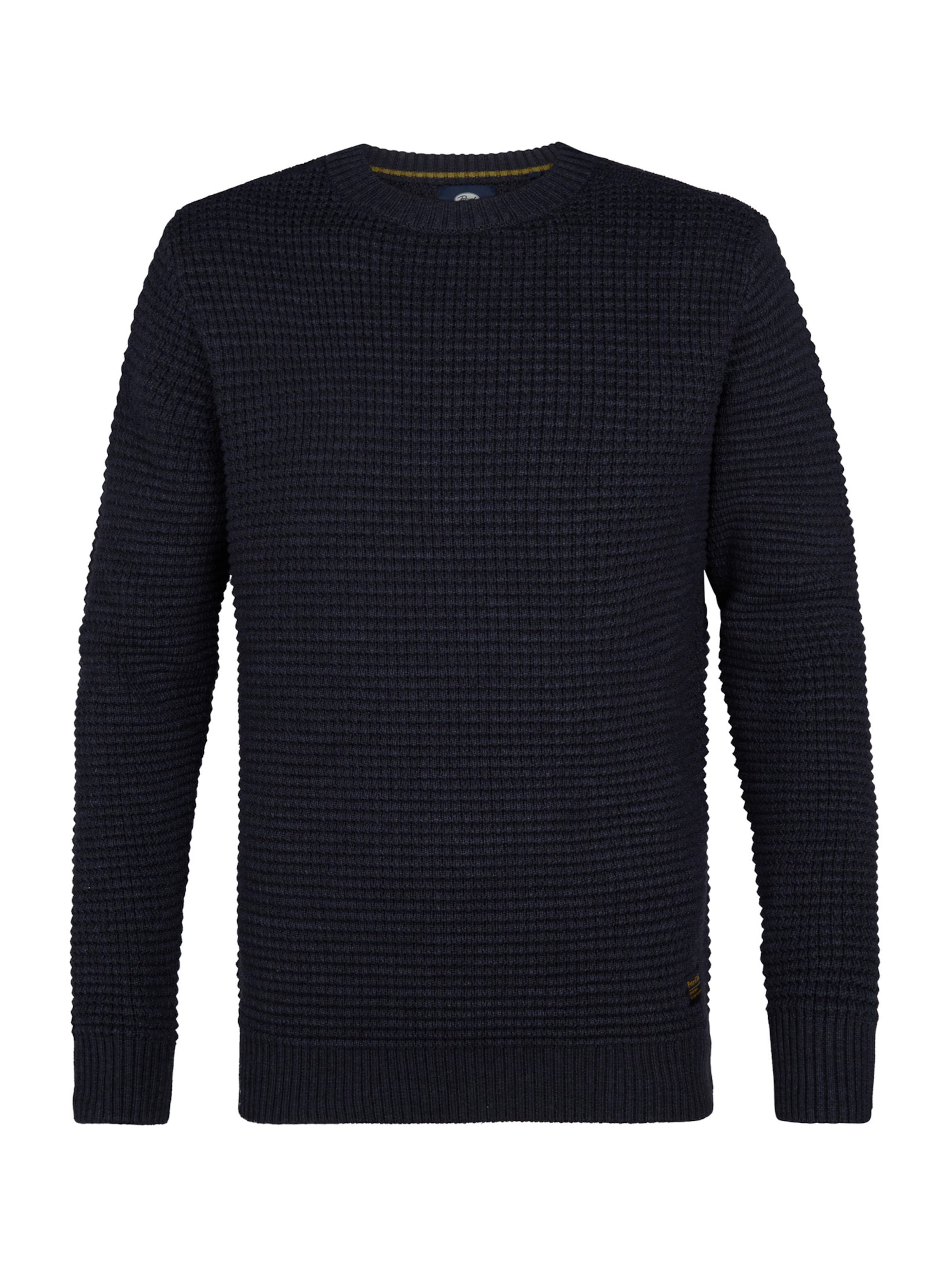 Petrol Industries Trui 'Toledo' in Zwart: voorkant