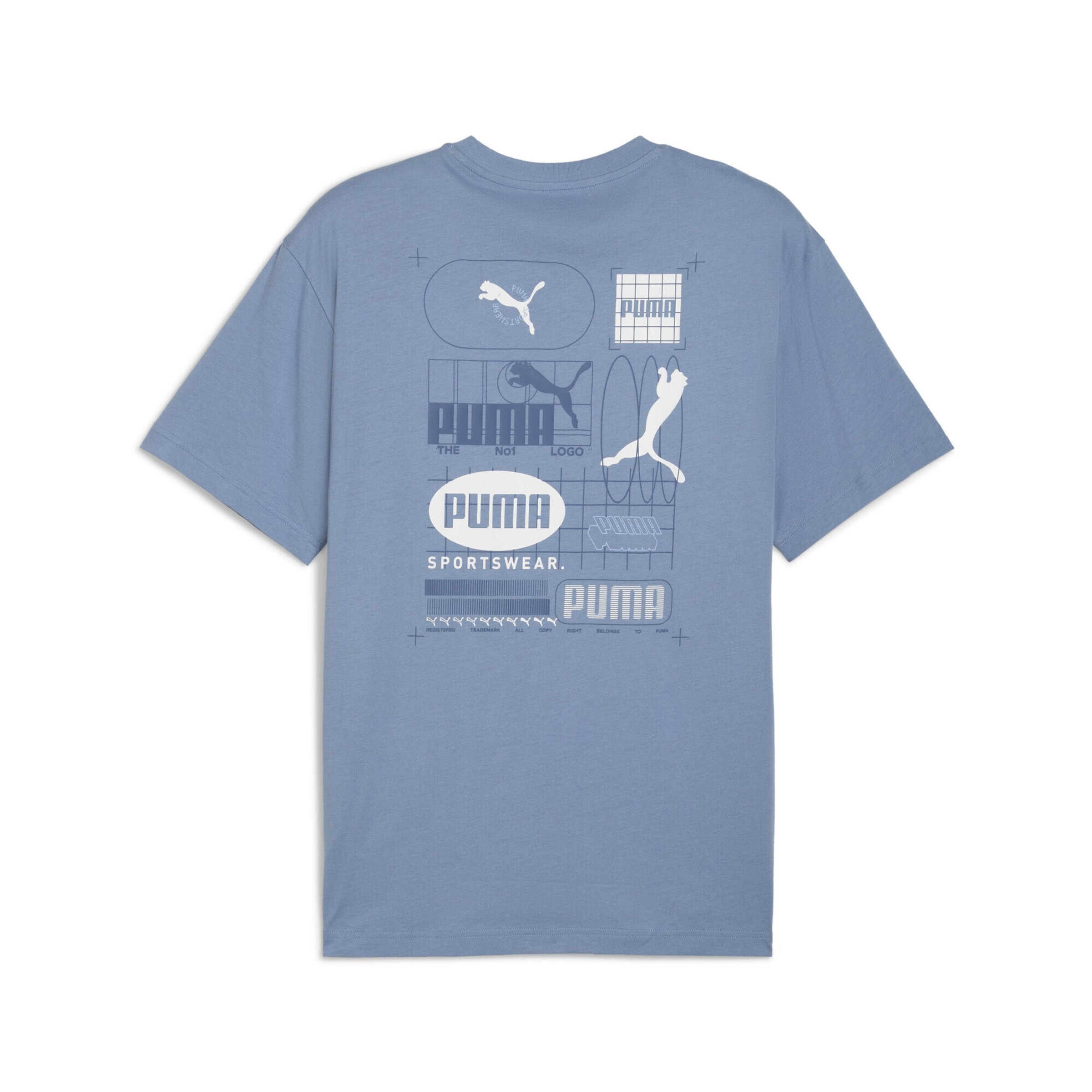 PUMA Shirt in Blauw