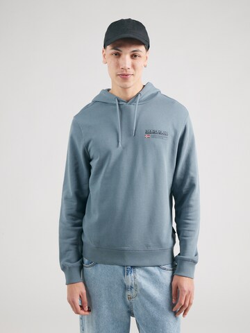 NAPAPIJRI Sweatshirt 'KASBA' in Blau: Vorderseite